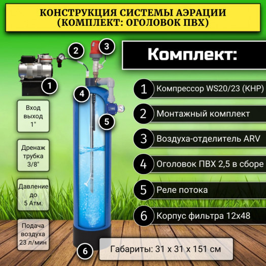 Система аэрации воды ARX 1248 WT