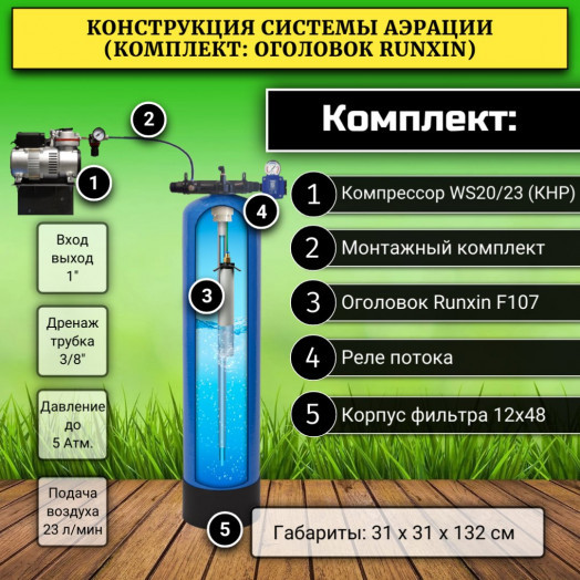 Система аэрации воды ARX 1248 WT