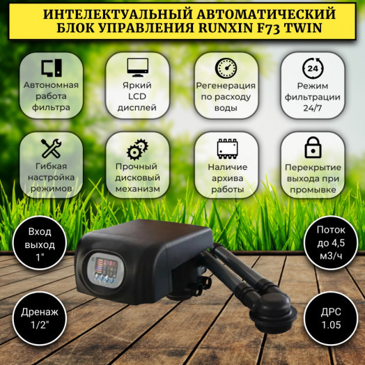 Установка умягчения воды непрерывного действия WSFT 1252-RX TWIN